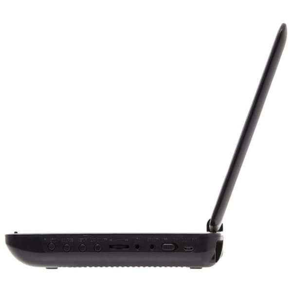 DJIX PVS906-20 9 roterande bärbar DVD-spelare med USB-port och SD-kortläsare - svart