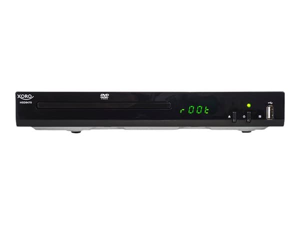 Xoro HSD 8470 - DVD spiller - Oppgradering - svart