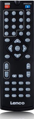 Miniatyrbild 6 av 7: Lenco DVD-120BK - DVD-spelare med HDMI och fjärrkontroll