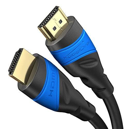 Panasonic DMP-BDT385EG 3D Blu-ray-afspiller, Silver & KabelDirekt - 1,5 m - 4K HDMI-kabel (4K@120Hz & 4K@60Hz for en spektakulær Ultra HD-oplevelse, k