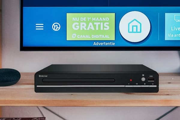 Denver DVH-7787 - DVD-soitin HDMI:llä - Musta