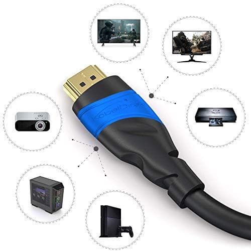 Panasonic DMP-BDT184EG 3D Blu-ray-soitin, musta ja KabelDirekt - 1 m - 4K HDMI-kaapeli (4K@120Hz ja 4K@60Hz upeaan Ultra HD -kokemukseen, yhteensopiva