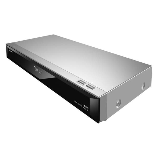 Panasonic DMR-BCT765AG Blu-ray-spelare med hårddisk 500 GB 4K uppskalning, CD-spelare, High-Resolution Audio, Twin-HD D