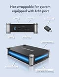 Miniatyrbild 5 av 6: Graugear extern enhetshus 13,30 cm (5,25") SATA Blu-Ray/DVD/CD (G-5251)