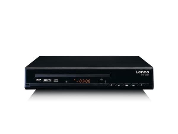 Lenco DVD-120 - DVD-spiller - sort