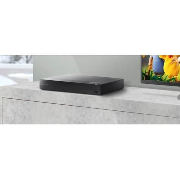 SONY BDP-S3700 WiFi Blu-Ray-spelare - DVD-uppskalning till 1080p - Netflix- och YouTube-kompatibel
