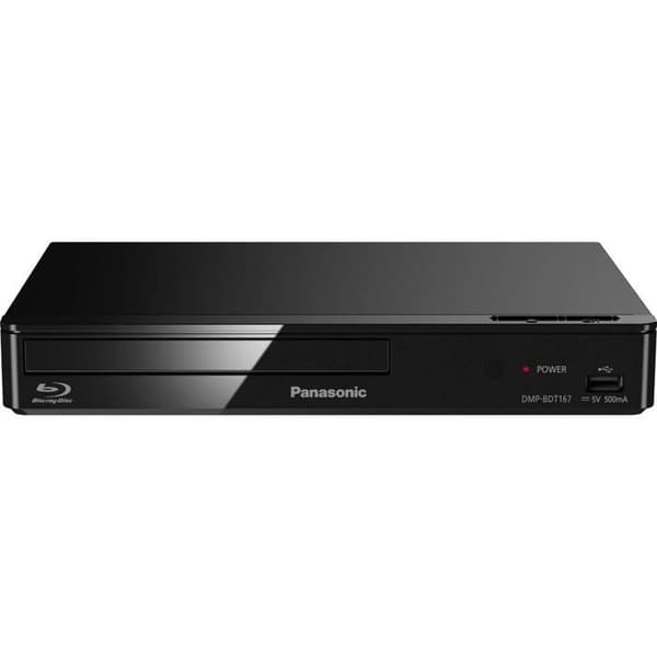 Panasonic DMP-BDT167EG 3D Blu-ray Disc-spelare - Laddningsfack - Svart