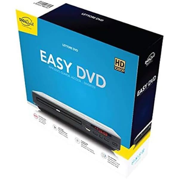 DVD-spelare - DIGIQUEST - Enkel - CD-ripping-funktion - Överföring till USB - Svart