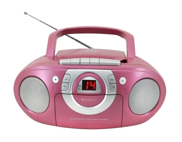 Soundmaster SCD5100PI, FM, Vaaleanpunainen, LR14/C, 9 V, 230 V, 50 Hz