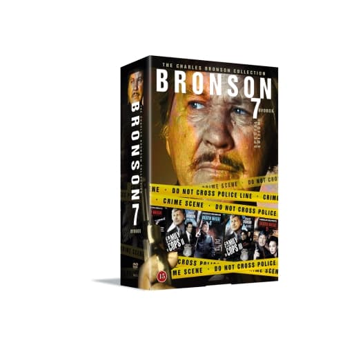 Charles Bronson Collection (7-disc) - DVD - Death Wish 2 - 3 - 4 - 5 and Family of Cops 1-2-3