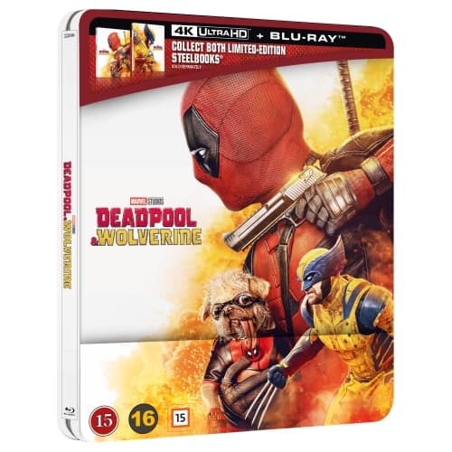 Deadpool & Wolverine - Deadpool art - LIMITED EDITION /STEELBOOK (4K Ultra HD + Blu-ray)