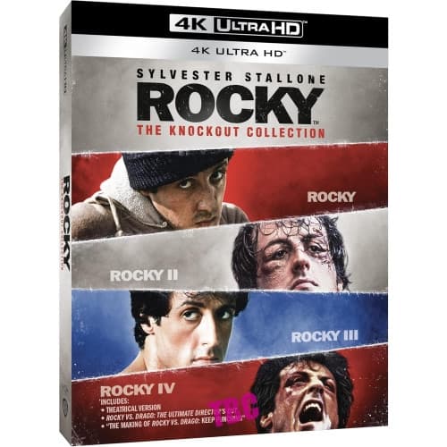 Rocky I to IV Collection THE KNOCK OUT COLLECTION (4 Films) 4K Ultra HD