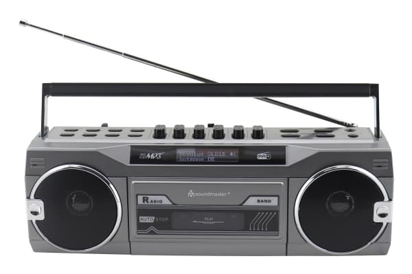 Soundmaster SRR80TI, 3 W, DAB+, FM, LCD, 3,5 mm, Alkaline, 230 V
