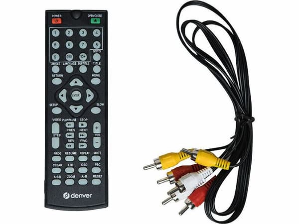 DENVER DVH-7787 DVD-spelare - NTSC, PAL, 4:3, 16:9, Dolby Digital, AVI, JPEG, VCD