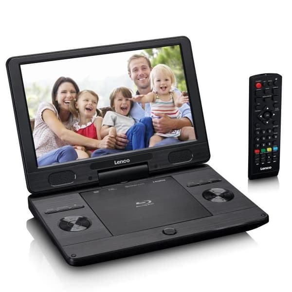Bärbar DVD-/Blu-ray-spelare - Lenco - BRP-1150BK - 11,5 tum - USB - SD - Svart