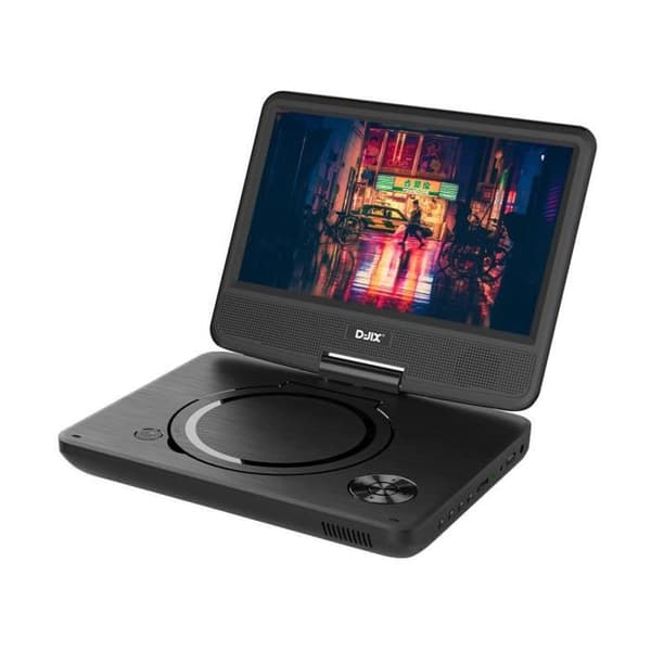 D-JIX PVS906-20 Bärbar DVD-spelare 9 Rotary - Svart