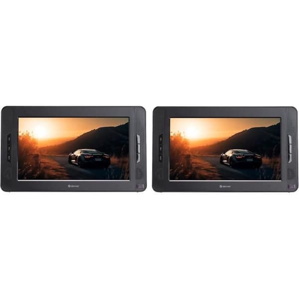 Bärbar DVD-spelare - Denver - MTW-1098 - 10'' - Två skärmar - Fjärrkontroll ingår