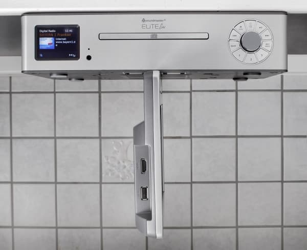 Soundmaster KTD1020SI, 14 W, H.265, MP3, JPG, CD-lyd, CD-video, MP3, CD, CD-R, CD-RW