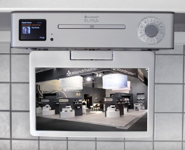 Soundmaster KTD1020SI, 14 W, H.265, MP3, JPG, CD-lyd, CD-video, MP3, CD, CD-R, CD-RW