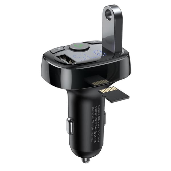 Baseus Bluetooth FM Sändare T-Typ MP3 Billaddare