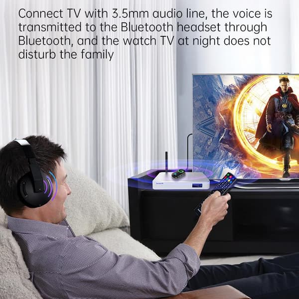 INF Trådlös Bluetooth sändare/mottagare handsfree AUX