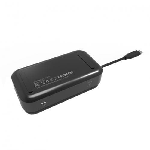 SiGN USB-C-hub + Bluetooth-mottagare 1080P - Svart