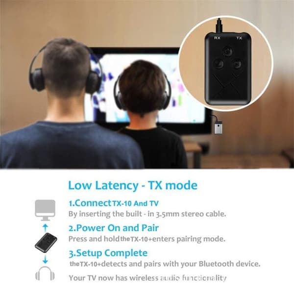 2-in-1 Portabel Bluetooth Ljudmottagare 3,5 mm AUX