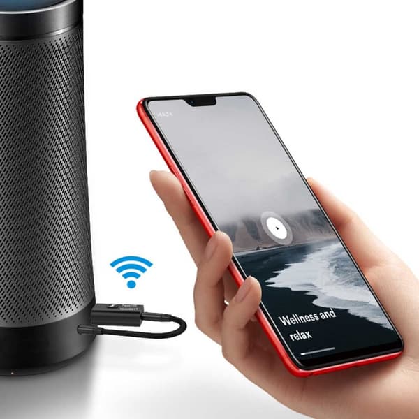 Bluetooth -adapter avsendermottaker for trådløs musikk 3,5 mm aux