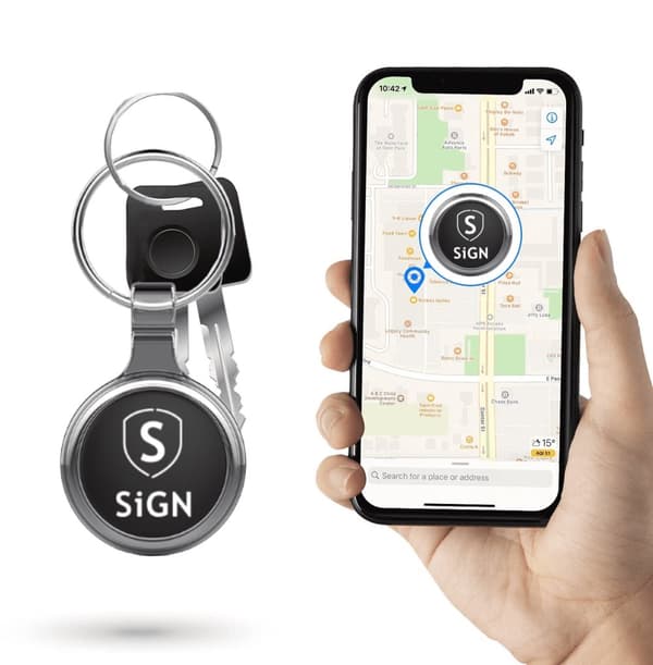 SiGN Smart Bluetooth Finder - Svart