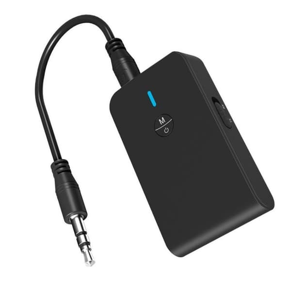 2 in 1 Langaton Bluetooth-lähetin ja -Vastaanotin, Musta