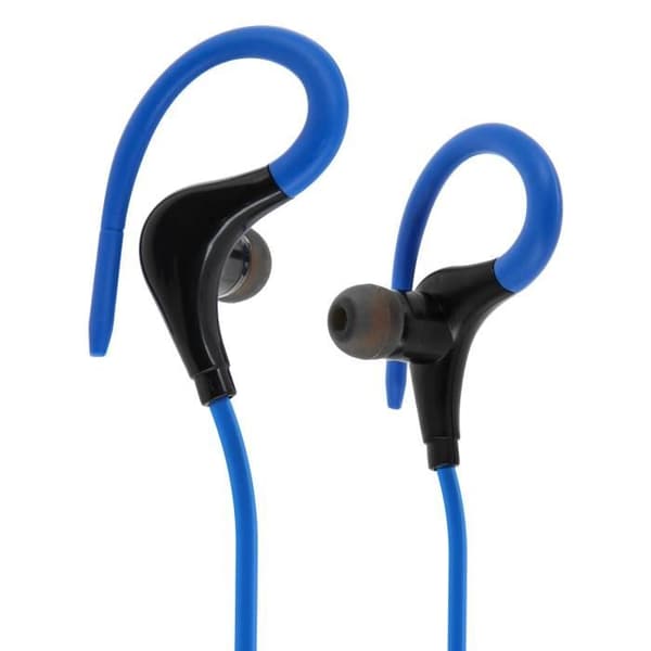 Sport Bluetooth Hörlurar - AVIZAR - In-ear - Blå - Fjärrkontroll + Mikrofon