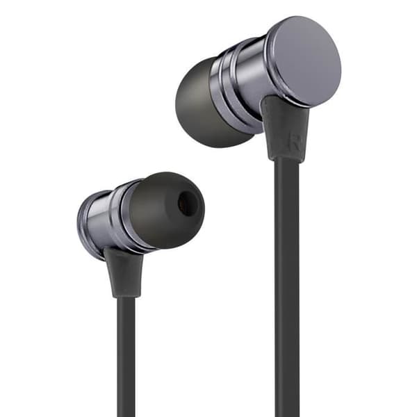 Magnetiska Bluetooth In-ear hörlurar Fjärrkontroll + Mikrofon Svart