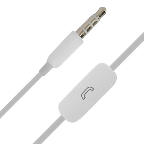 Original Huawei Headset Hörlurar Vit - Frigöringsknapp