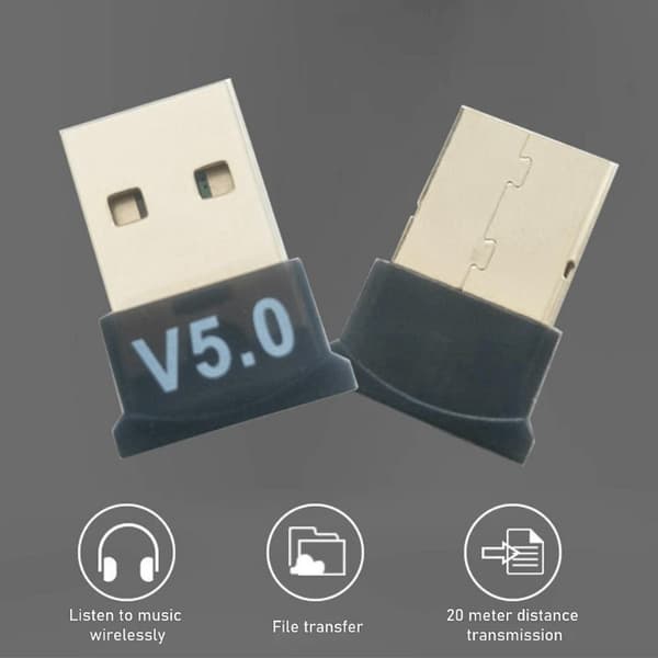 USB Bluetooth Adapter V5.0 - 10 Mbps 240 MHz