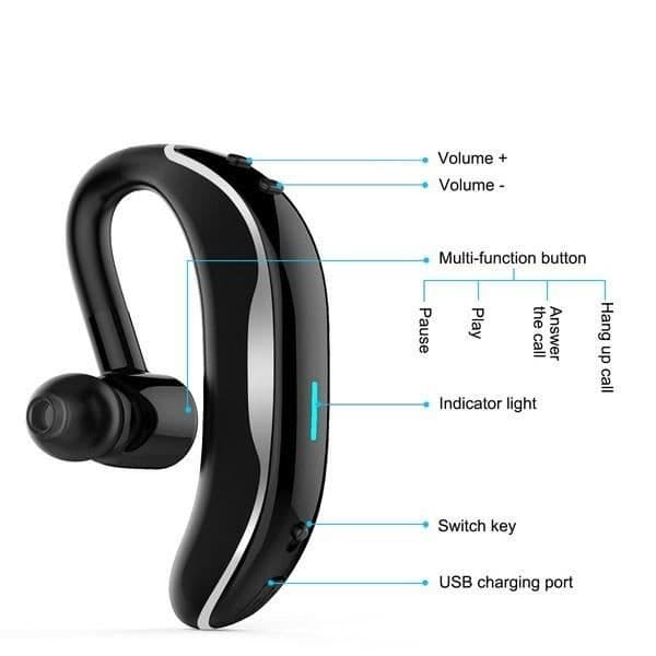 Bluetooth In-Ear Headset för SAMSUNG Galaxy Fold (GRÅ)