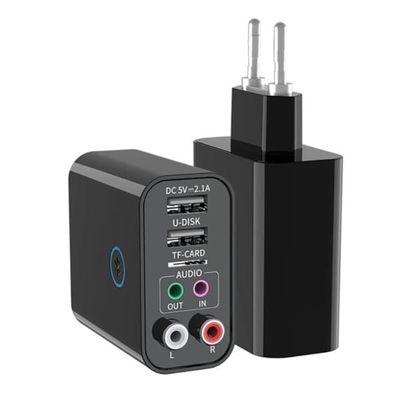 6 i 1 Bluetooth-sendermodtager Smart APP Bluetooth-adapter med fjernbetjening
