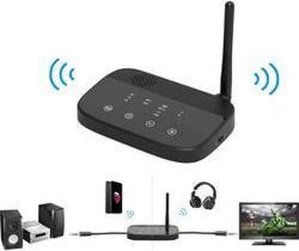 Renkforce BTHP-100 Bluetooth musiikin lähetin/vastaanotin Bluetooth-versio: 4.2, aptX®, SBC 100
