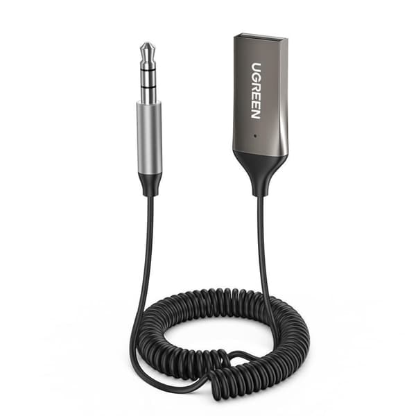 USB 2.0 til 3.5 mm jack bluetooth-adapter - BT 5.0 - Indbygget mikrofon