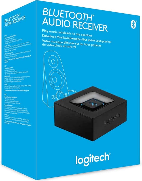 Logitech Bluetooth Audio vastaanotin 15 m Musta