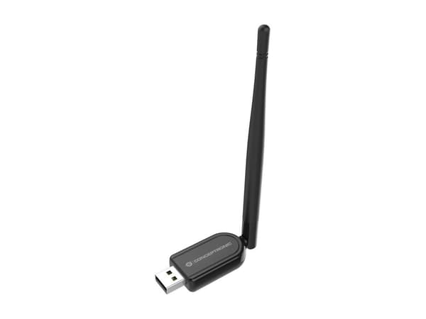 Conceptronic ABBY USB Bluetooth 5.1-adapter med extern antenn och lång räckvidd (ABBY07B)