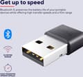 Miniatyrbild 3 av 9: Trust Myna - Nätverksadapter - USB - Bluetooth 5.0 - Svart
