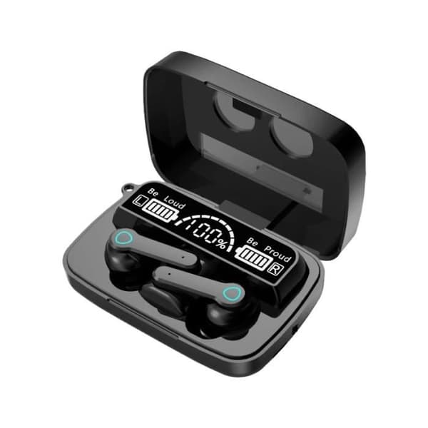 Trådlösa hörlurar - M19 - TWS - Bluetooth V5.1 - Stereo - Anti-drop