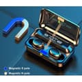 Miniatyrbild 3 av 4: TWS Bluetooth-hörlurar 2200mAh Laddningsbox Trådlöst Headset 9D Stereo Sport Vattentäta hörlurar Headset med mikrofon