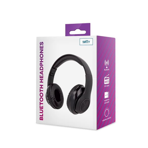Setty Bluetooth headphones with radio