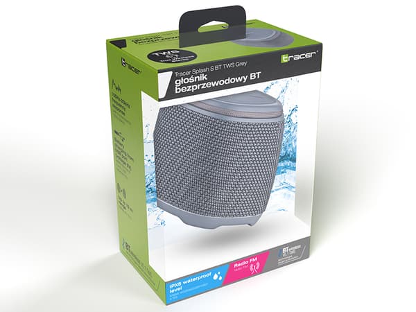 Głośnik Splash S TWS Bluetooth Szary