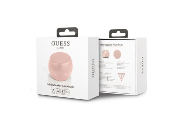 Guess Mini Bluetooth Speaker 3W 4H Pink