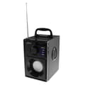 Miniatyrbillede 7 af 9: Głośnik BOOMBOX SILVER MT3179 Bluetooth 5.1+EDR/FM/MP3/MicroSD/USB/AUS/Pilot/USB-C/LED/RMS 15W/PMPO 600W