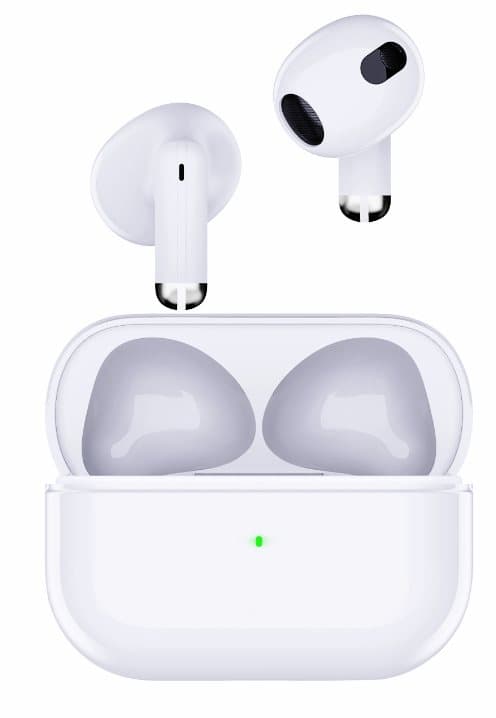 Swissten bluetooth tws sluchátka minipods bílá