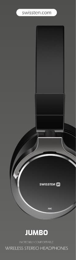 Swissten Jumbo ANC Wireless Stereo Bluetooth Headphones