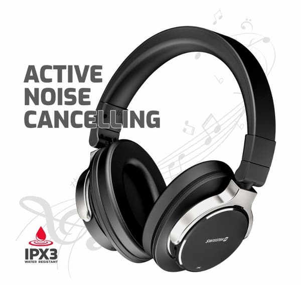 Swissten Jumbo ANC Wireless Stereo Bluetooth Headphones